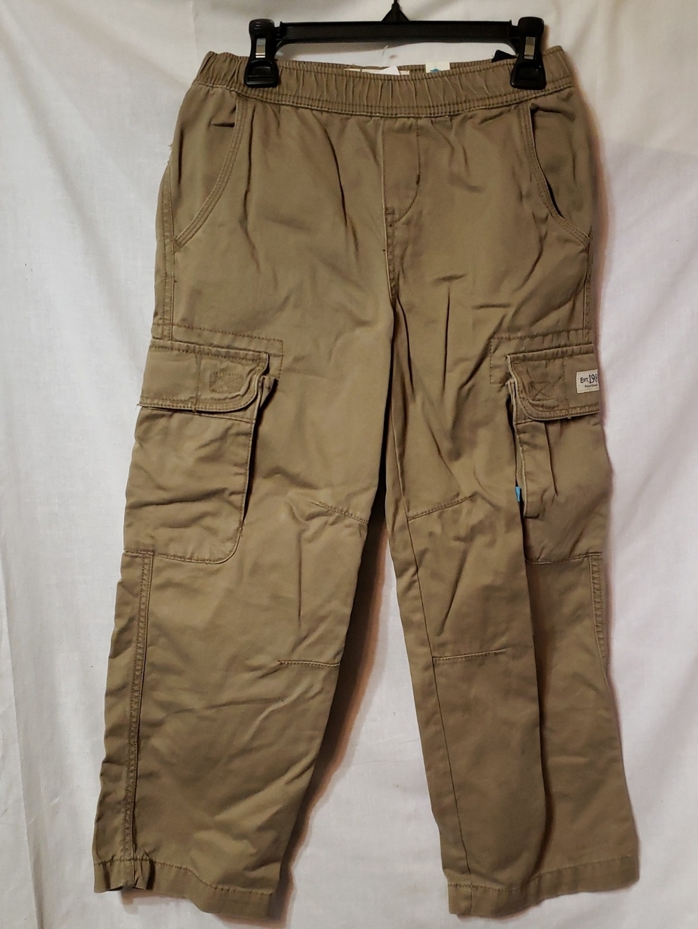 The Children's Place Tan Cargo Pants with Elastic Waist